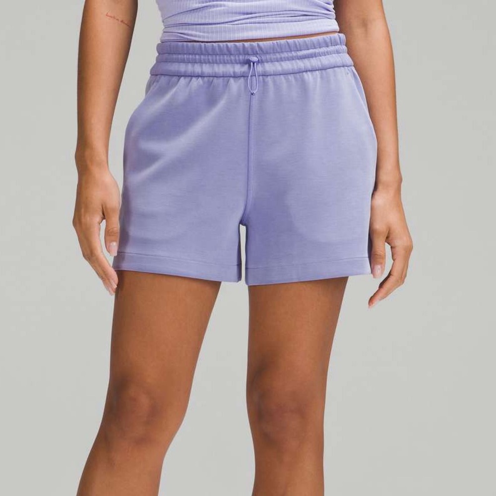 Lululemon Softstreme High Rise Purple Shorts